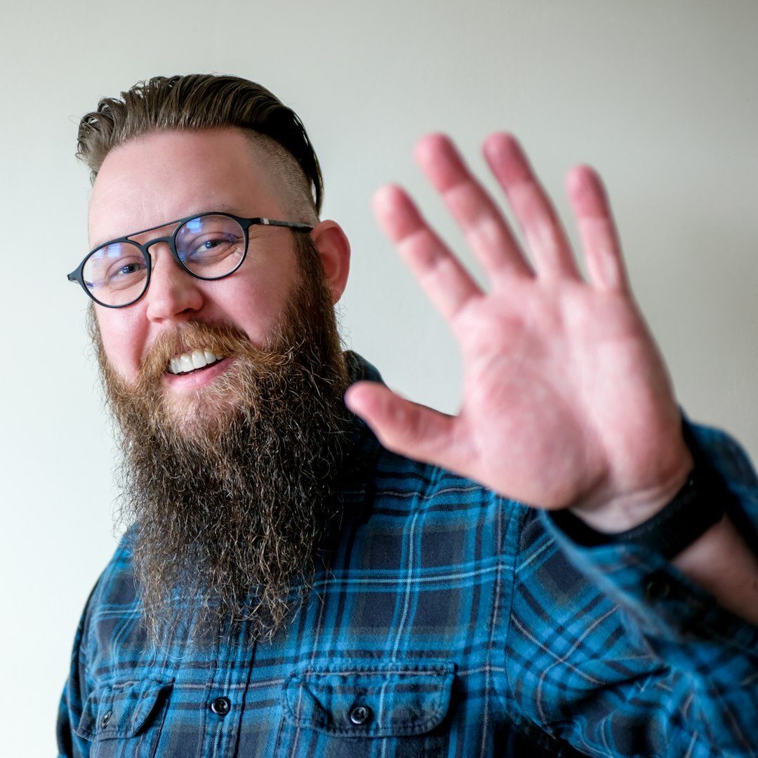 Portrait of a professional man with beard